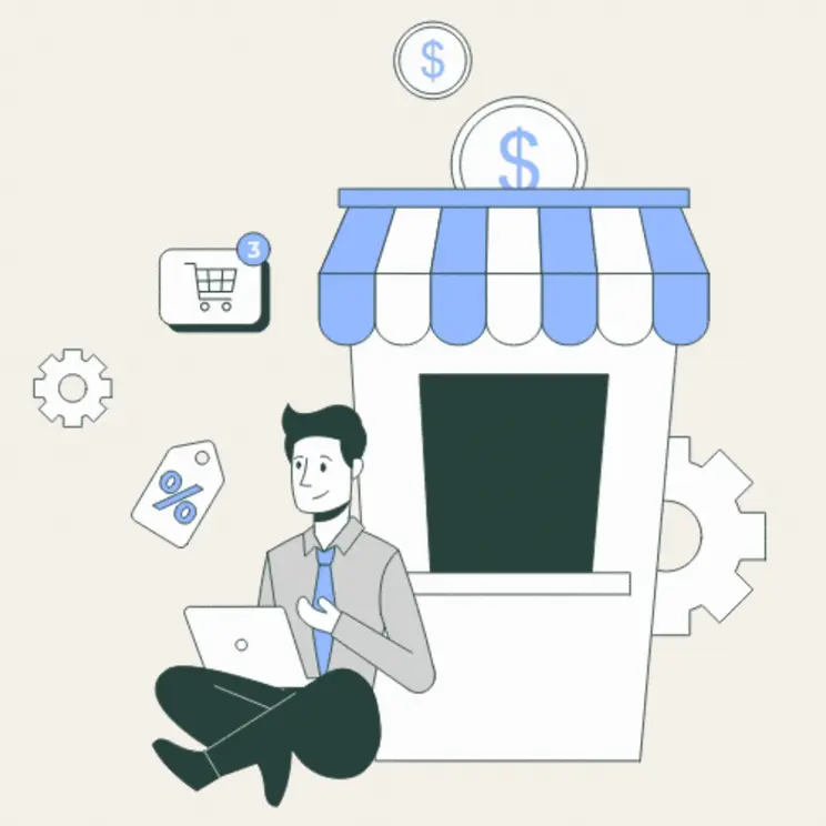 Marketing analytics illustration